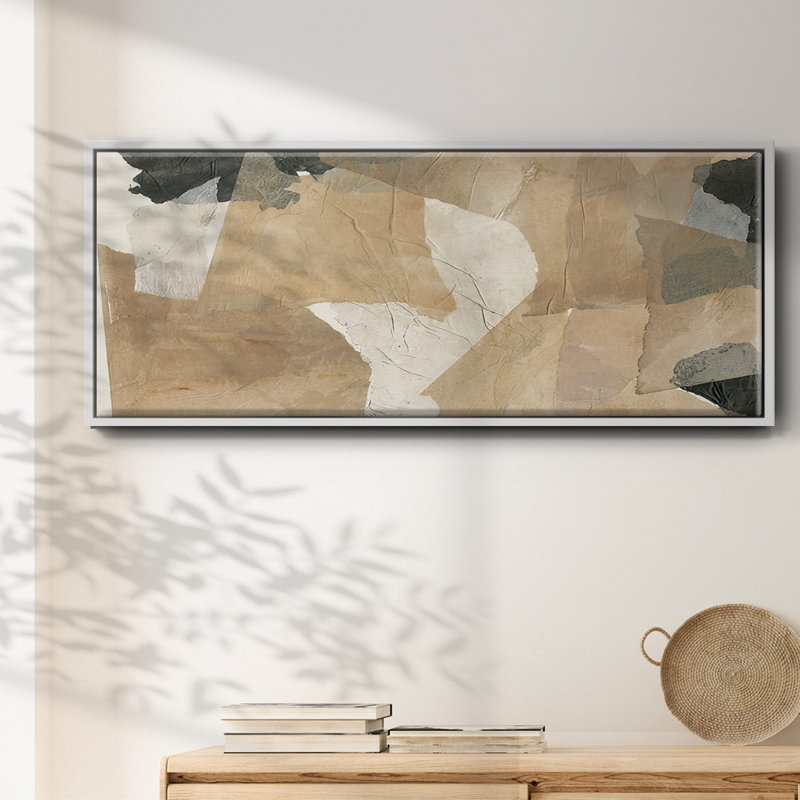 Paper Blur IV - Framed Canvas