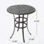 Petite table basse, table de bout en aluminium pour l'extérieur
