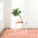 Sailing Stripe Tangerine Handwoven Indoor/Outdoor Rug