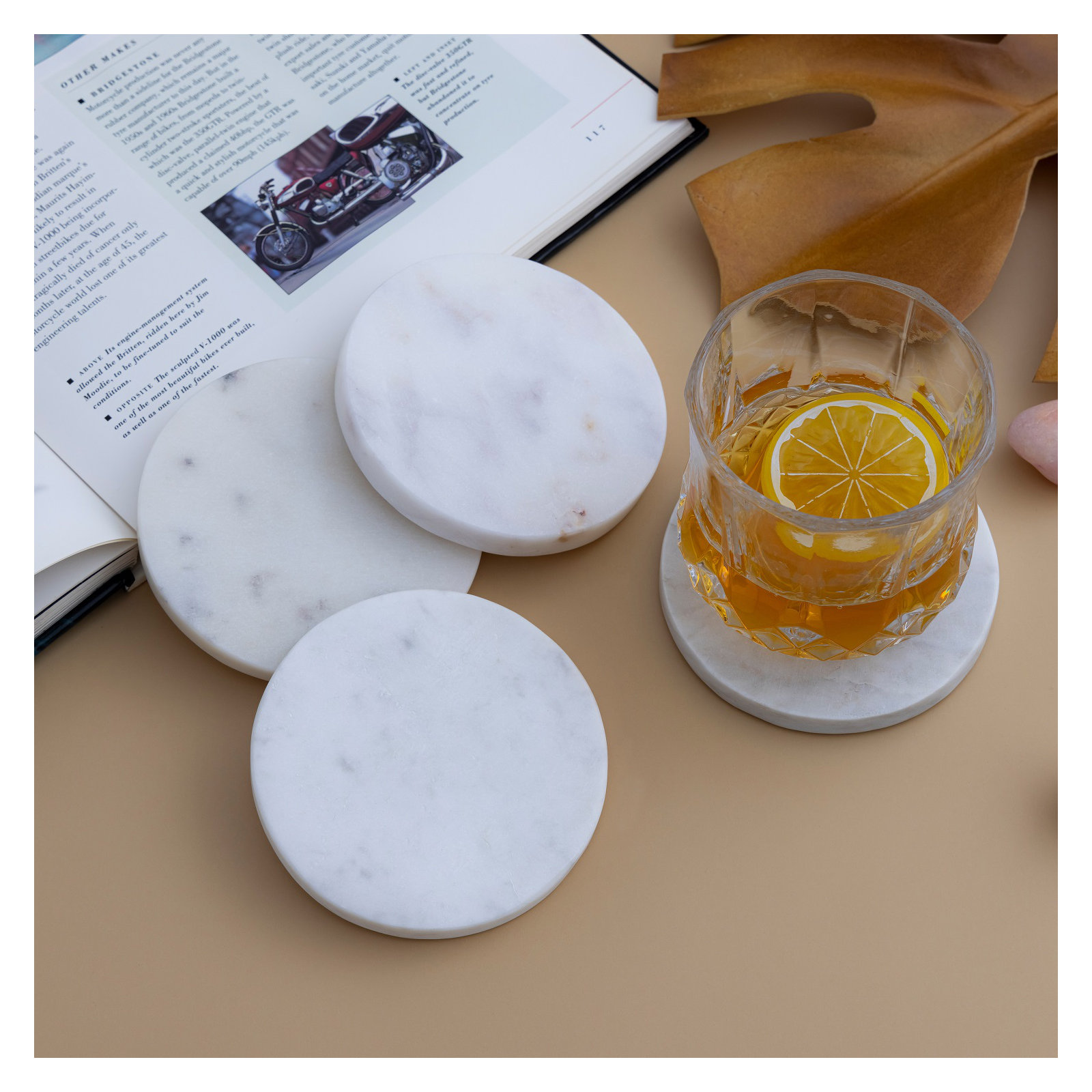 Marble Circle Coaster