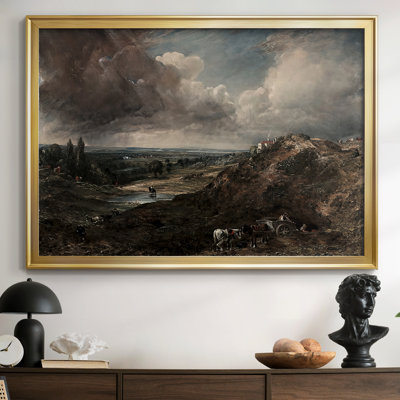 Branch Branch Pond, Hampstead Heath-John Constable - Toile tendue avec châssis, c. 1824 - 1828