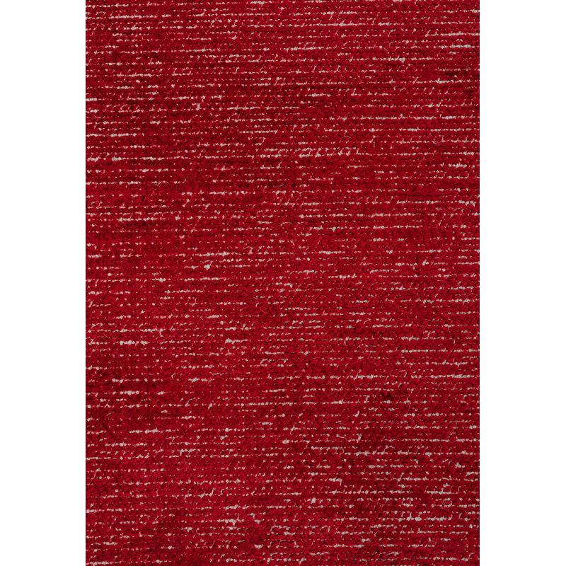 Rerucha Solid Colour Hand Loom Indoor / Outdoor Area Rug, Rectangle 5'3" x 7'7"
