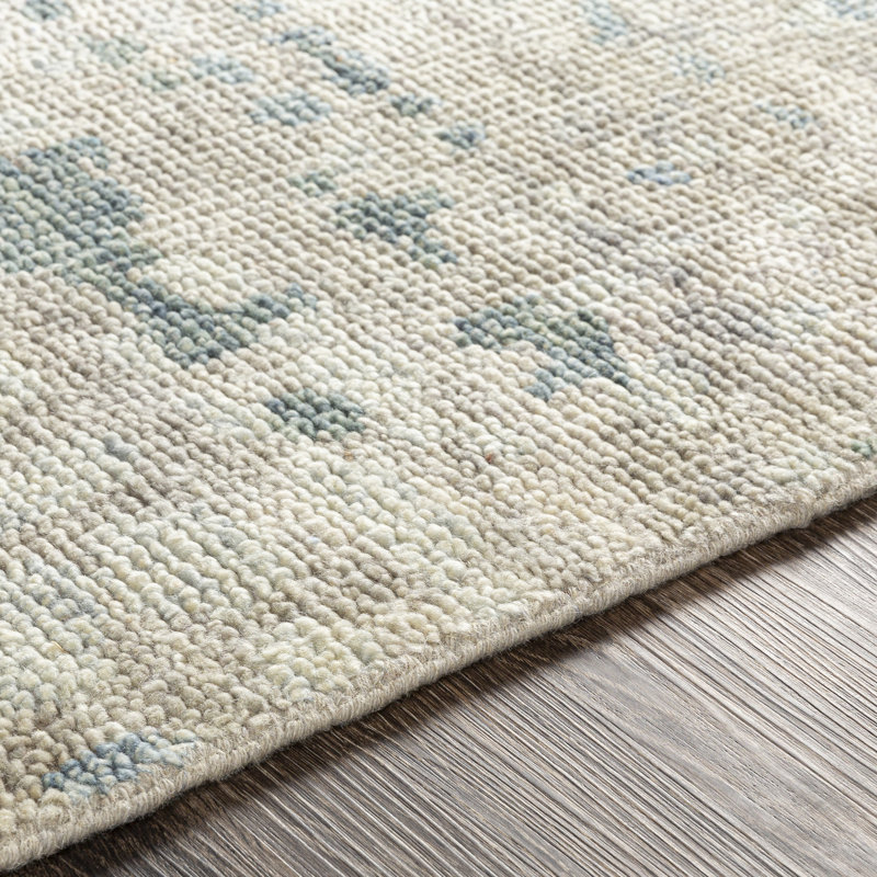 Baugher Wool Abstract Area Rug, Rectangle 2' x 3'