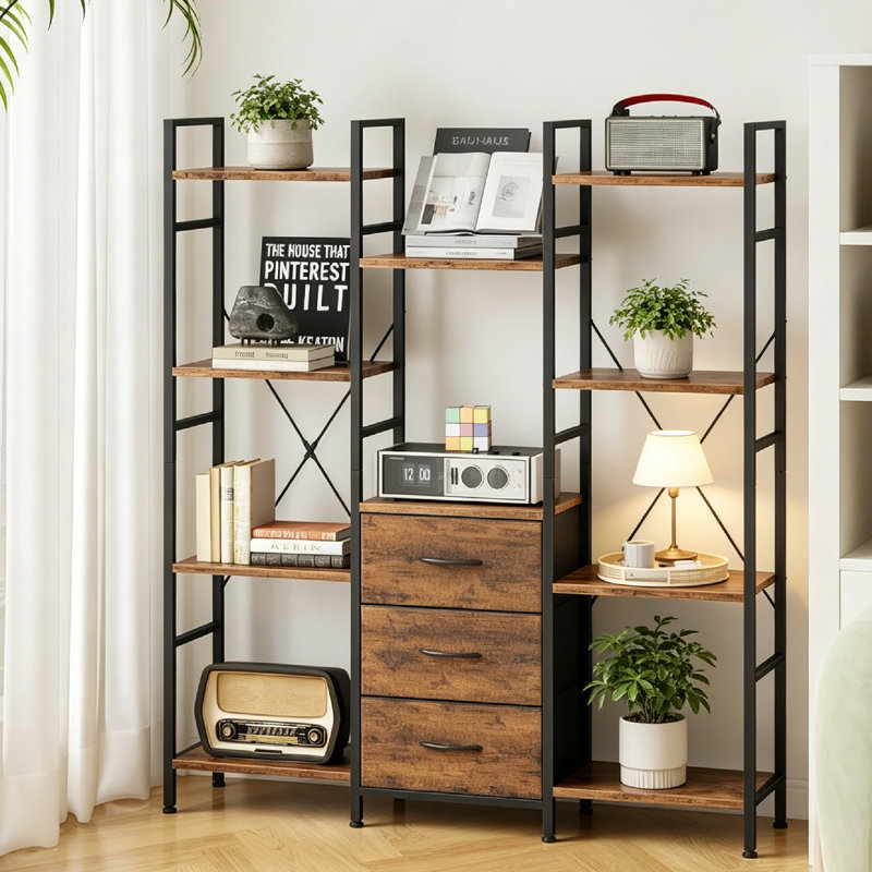 141.5 cm H x 119.9 cm W Book Display Bookcase