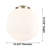 Luminaire suspendu sphère 3 lumières Beacon-84428015-84428019-84428017