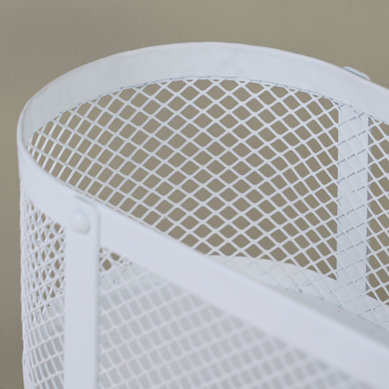 Plateau de meuble-lavabo en métal blanc