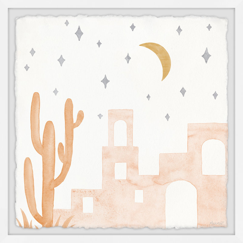 Stargazing - Single Picture Frame Painting, 30cm H x 30cm W x 3.81cm D