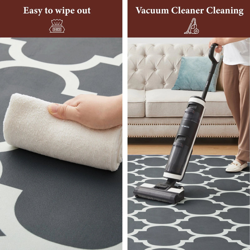 Coll Abstract Machine Printed Area Rug, Runner 80 x 300 cm