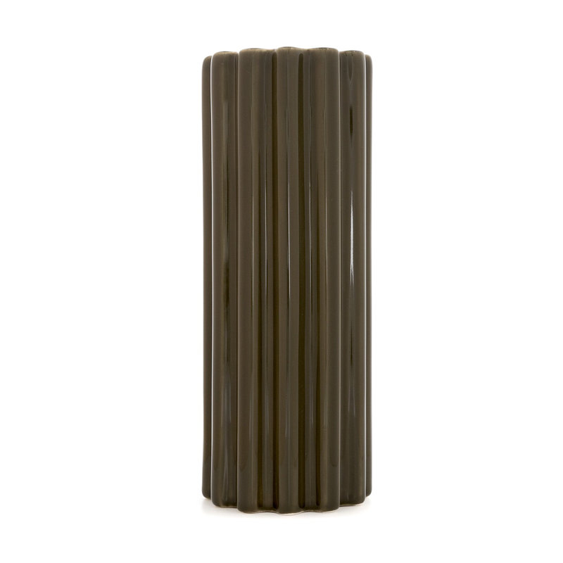 Handcrafted Ceramic Table Vase, Green