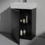 Meuble-lavabo simple autoportant de 20 po avec lavabo en céramique, assemblage requis-1653978312