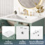 18,3 po x 24 po x 34 po - Panneau de fibres à densité moyenne - 1 pièce - Vert clair - 24 po de largeur x 18,30 po de profondeur x 34 po de hauteur - Meuble-lavabo