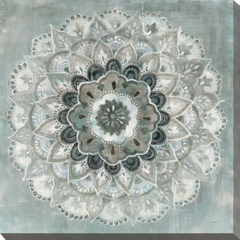 Sunburst neutre - peinture, L 18 po x H 18 po, Toile tendue