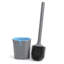 Silicone Toilet Brush with Ventilated Holder, Wall-Mounted or Freestanding-137013447