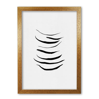 Minimalist Black Painting I - Print