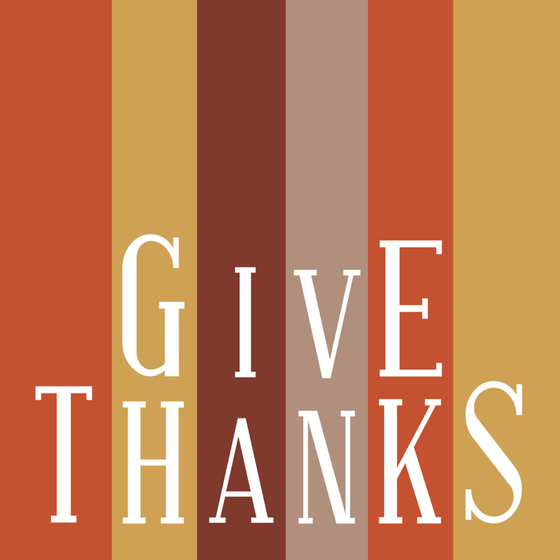 Give Thanks 9 - Wrapped Canvas Print, 122cm H x 122cm W x 3.8cm D