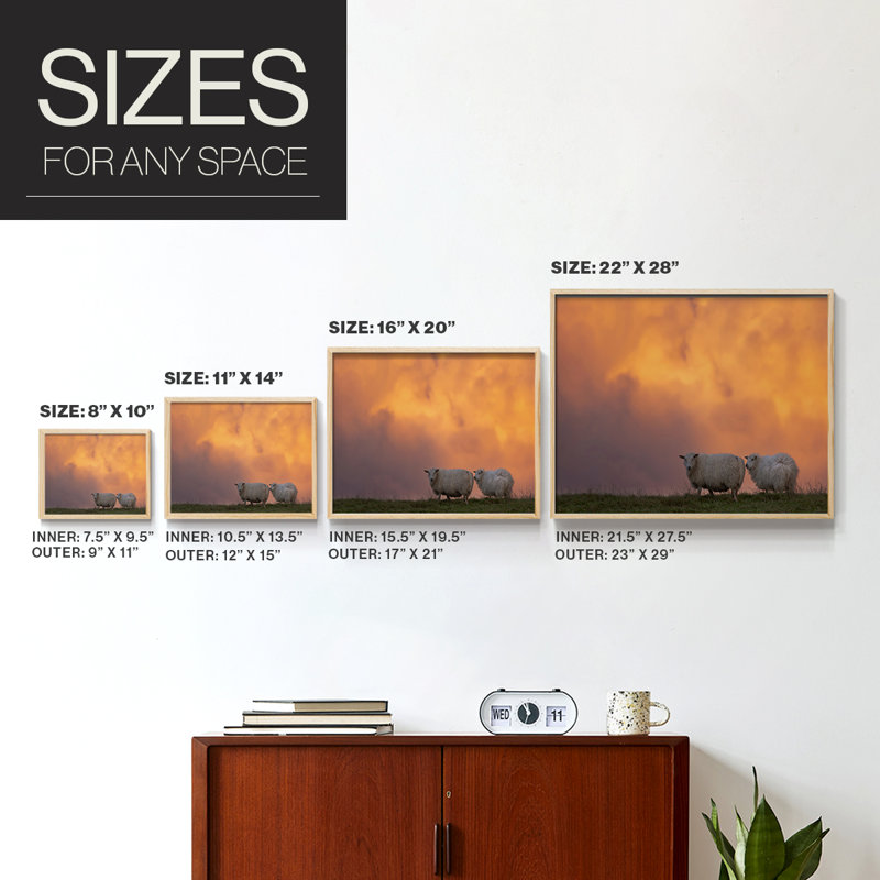Dynamic Duo -Framed Print - Restickable, 8" H x 10" W, Natural