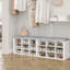 18 Pair Shoe Storage Bench