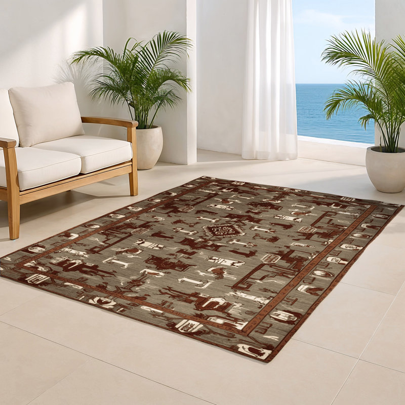 Tapis intérieur et extérieur ArtDeco, Rectangle 4pi x 6 pi