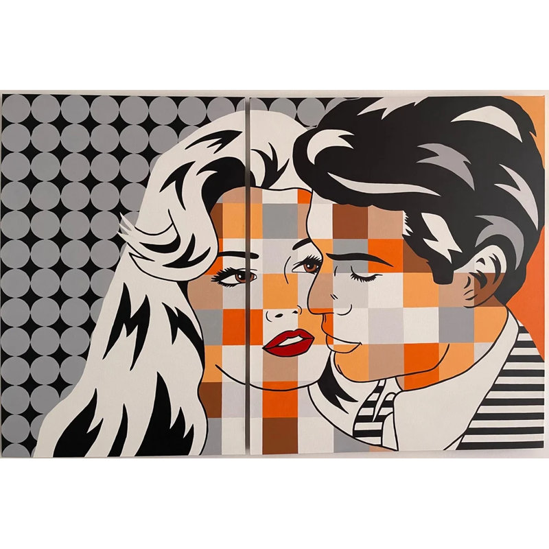 Couple en orange