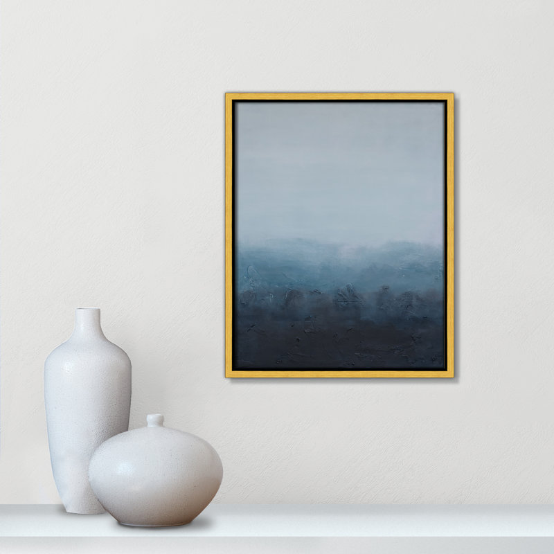 Elemental I Print by S.H. Khan, 12.5'' W x 15.5'' H, Gold Floater