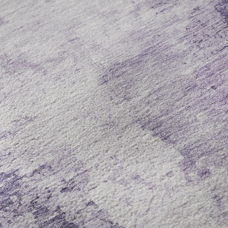 Tapis moderne lavable à la machine de qualité supérieure Baford AMF1652, Rectangle 5 pi x 7 pi 6 po