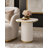 Gineverra End Table - Ivory Gold