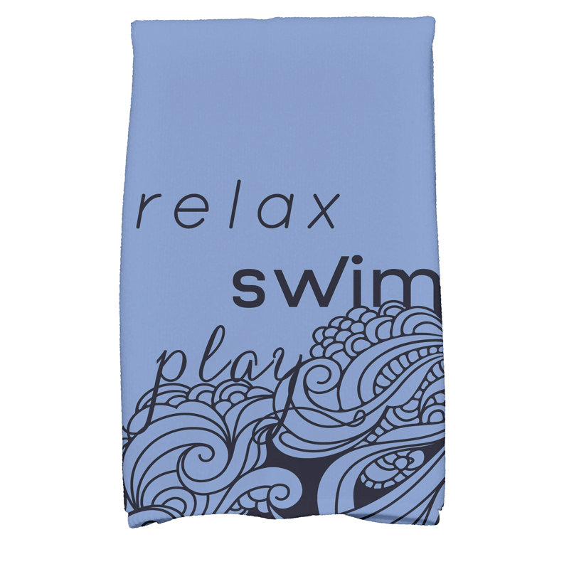 Odelina Tea Towel Kitchen Towel, Blue