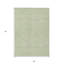 Tapis d'intérieur et d'extérieur lavable à motif d'artichauts vert et ivoire 5 pi x 8 pi