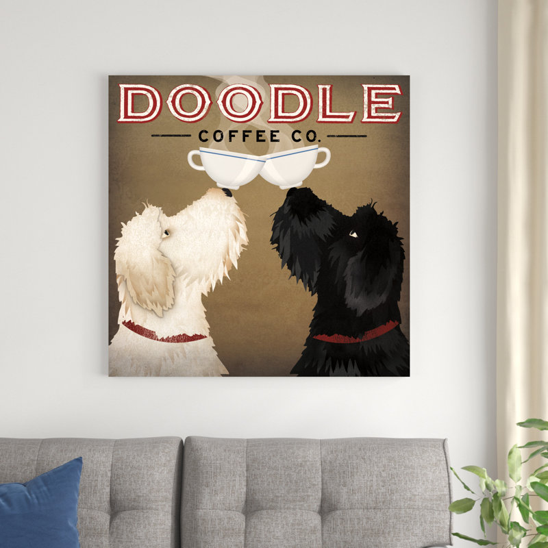 Doodle Coffee Double IV, H 36 po x l 36 po