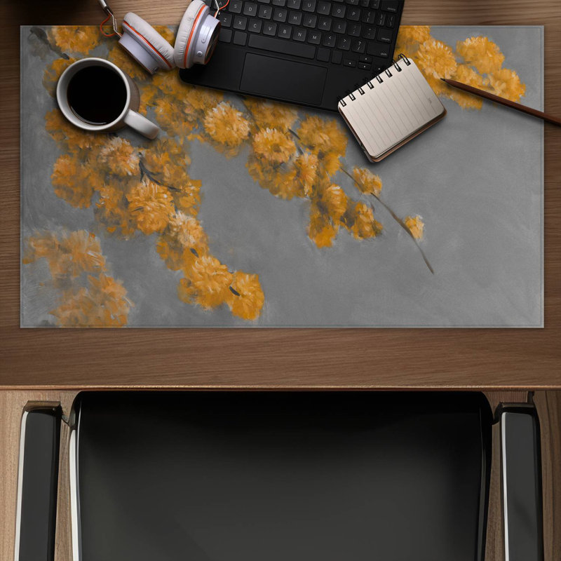 Golden wattle plant - 14.00"x24.25" Desk mat