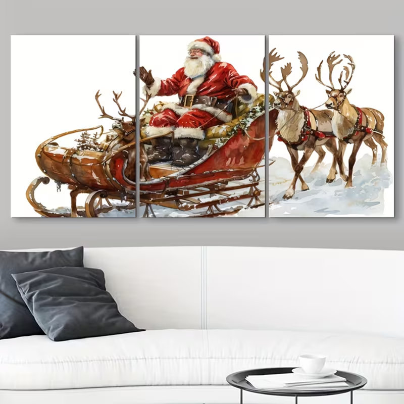 3 Piece Wrapped Canvas Print