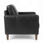 Fauteuil en cuir fleur l 32 po Armonni-690955706