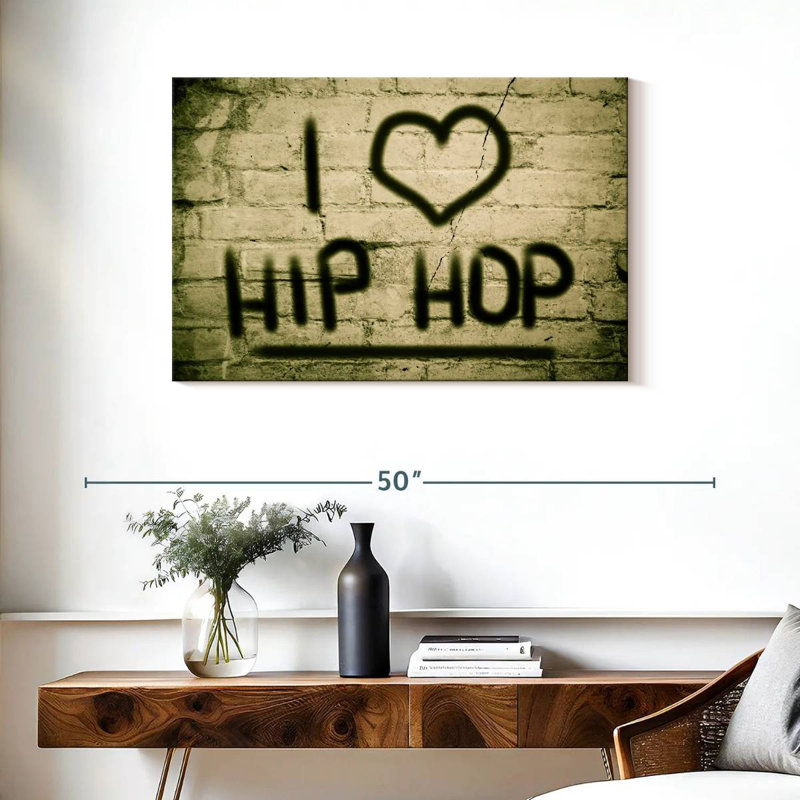 Tergel I Love Hip Hop, H 24 po x l 36 po