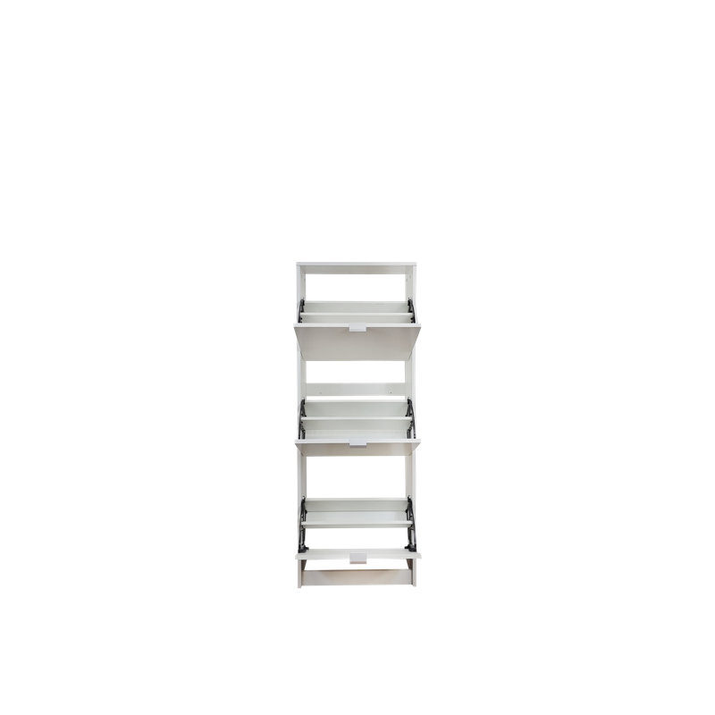 Moon 18 Pair Shoe Storage Cabinet, White