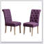 Ensemble de 2 chaises de salle à manger parsons capitonnées Habit, gris anthracite-1674223488