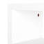 Lourdes 106cm H x 50cm W Standard Bookcase-38262765