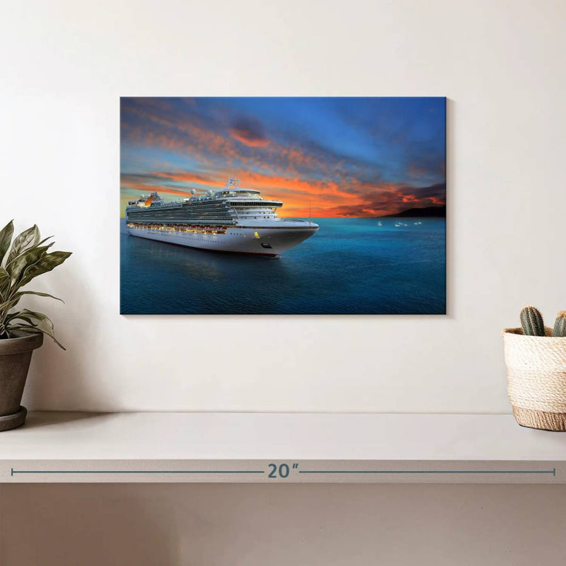 Bateau de croisière Mehar Sunrise, H 8 po x l 12 po