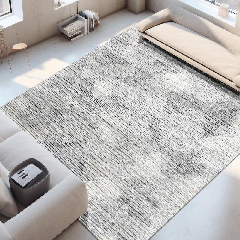 Wool Abstract Indoor Rug, Rectangle 8' x 10'