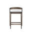 Tabouret de comptoir rembourré en bois Gurnaik-107848127-107848128