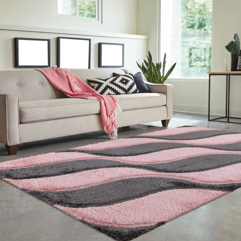 Rodosky Rectangle Geometric Shag Indoor / Outdoor, Rectangle 120 x 170cm