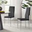 Keensburg Luxury Velvet Modern Tall Back Dining Chairs with Metal Legs & Diamond Stitching-1959378714-1959378709