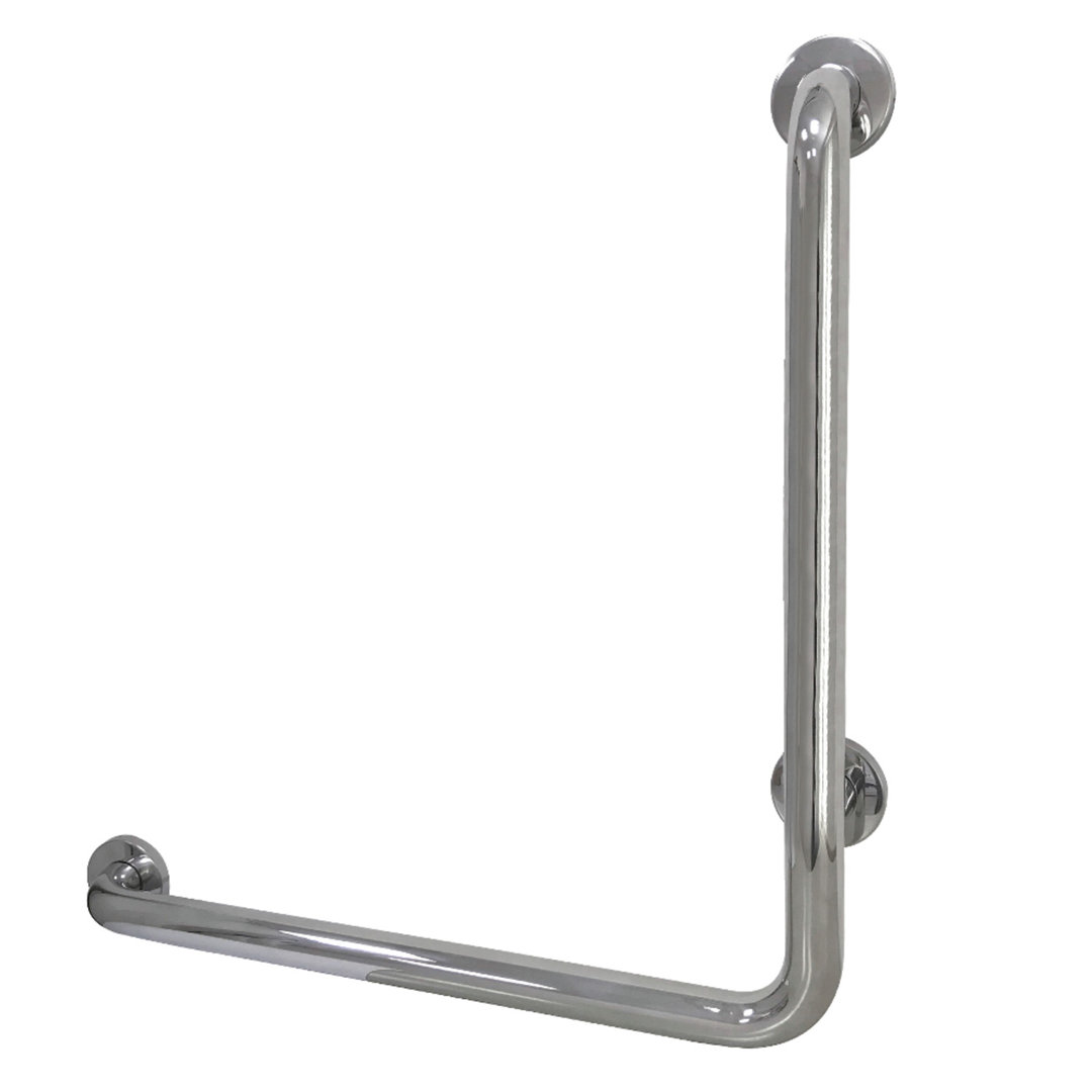Kingston Brass Made To Match 24-Inch X 24-Inch L-Shaped Grab Bar, 1-1/2 Inch O.D, Left Hand Kingston Brass 