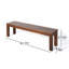 Banc (ensemble de 2)