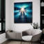  «Pier At Sunrise 1» par Rey Klimt, art mural en verre acrylique, 36 po x 36 po-1796665594