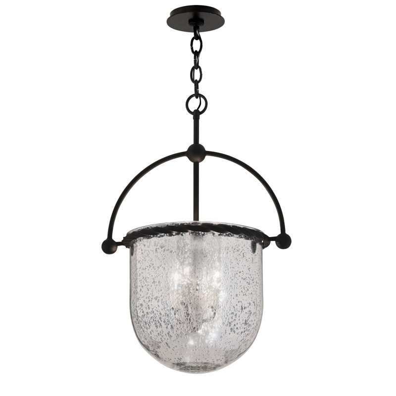 Mercury 3 - Light Old Iron Single Pendant, 25" H x 17" W x 13.5" D