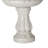 37.4"H 2-Tier White Polyresin Outdoor Water Fountain