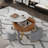 Kreitman Round Faux Marble Lift-Top Coffee Table Set With 3 Stools And Storage