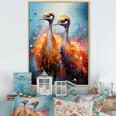 " Ostrich Harmony Portrait II "