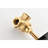 Matt Black Shower Adjusting Regulating Valve Controller Adjuster - 3/4" Cast Metal, Brass, Extra High Flow, Adjustable Handle For Precise Control
