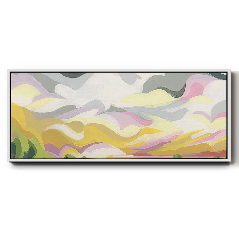 Valley Swirl I - toile encadrée, H 12 po x l 30 po